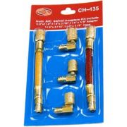 Комплект для заправки авто кондиционеров CH-135 (Китай)